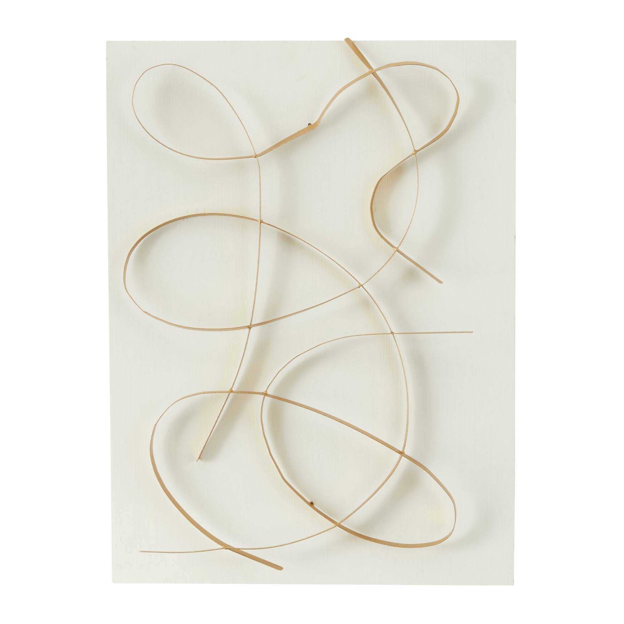 CosmoLiving by Cosmopolitan 32" Metal Contemporary Wall Décor